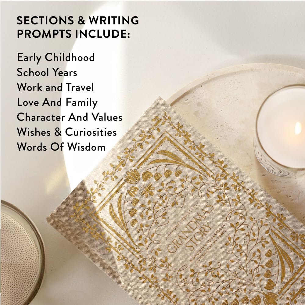 Grandma's Story: A Memory and Keepsake Journal for My Family (Heirloom Story Books and Guided Journals) - Image 4