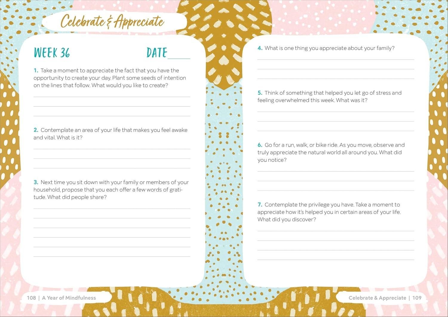 Our Year With 'A Year of Mindfulness' Journal