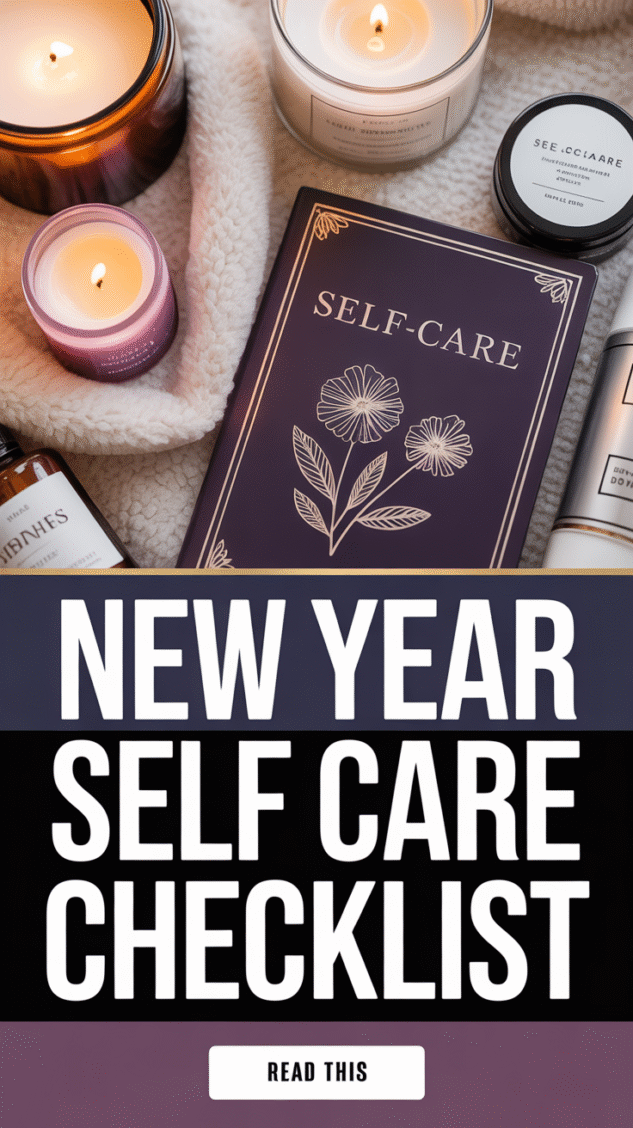 Self-Care Checklist For The New Year | Cozy & Calm Winter Wellness ...