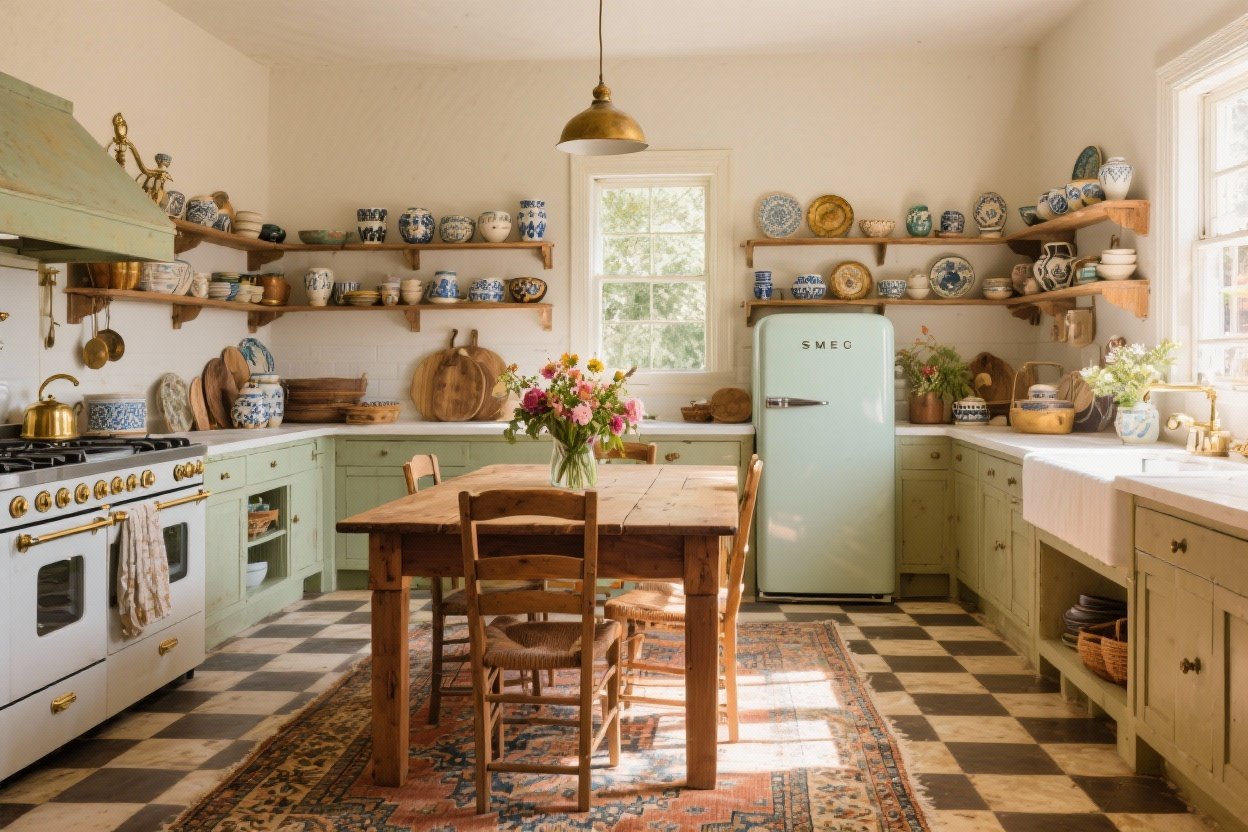 15 Stunning Vintage Kitchen Inspirations | Antique Furniture, Farmhouse ...
