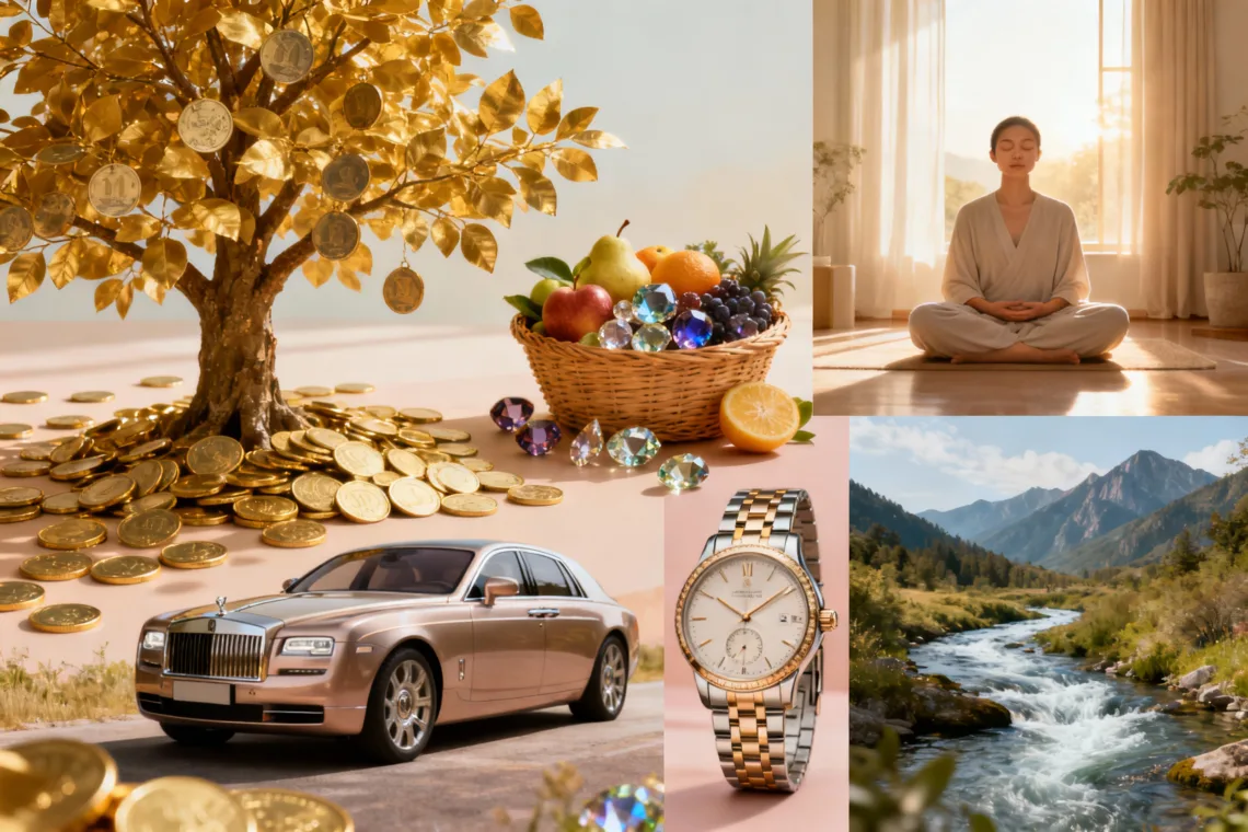 Vision Board Themes For Manifesting Wealth Without Stress