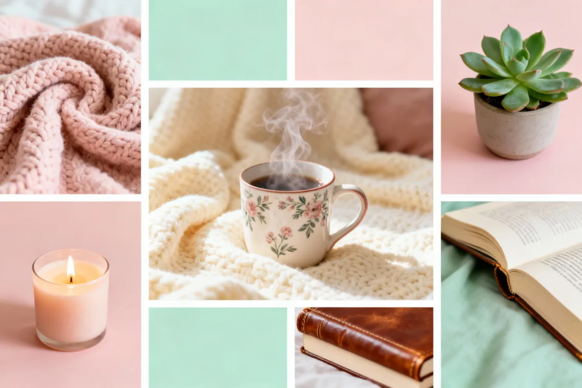 Self care vision board guide to designing your own mindful, hygge-inspired soft life