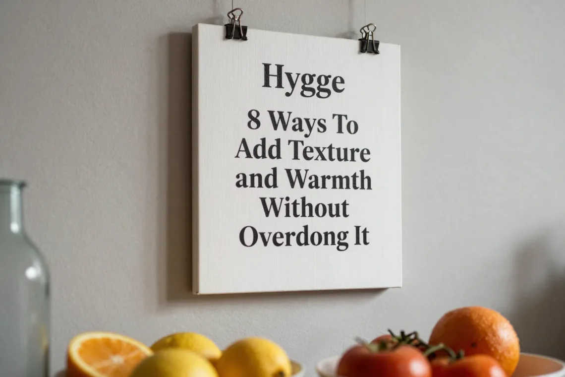 Hygge Wall Decor Ideas: 8 Ways To Add Texture And Warmth Without Overdoing It