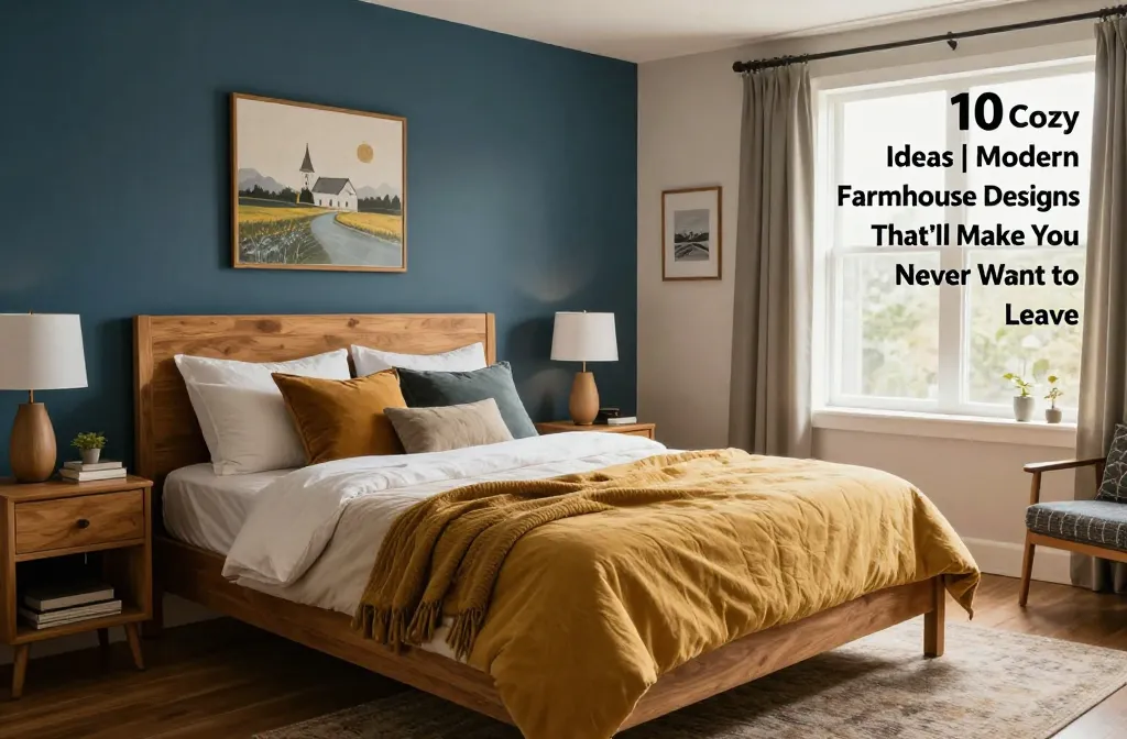 10 Cozy Bedroom Ideas | Modern Farmhouse Designs That'll Make You Never Want to Leave