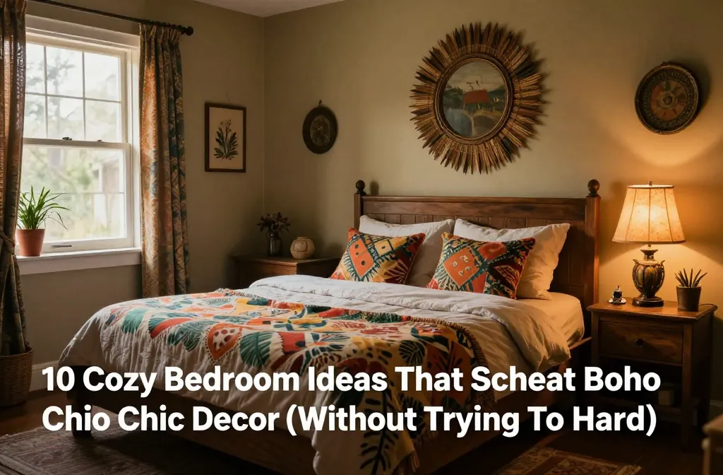 10 Cozy Bedroom Ideas That Scream Boho Chic Decor (Without Trying Too Hard)