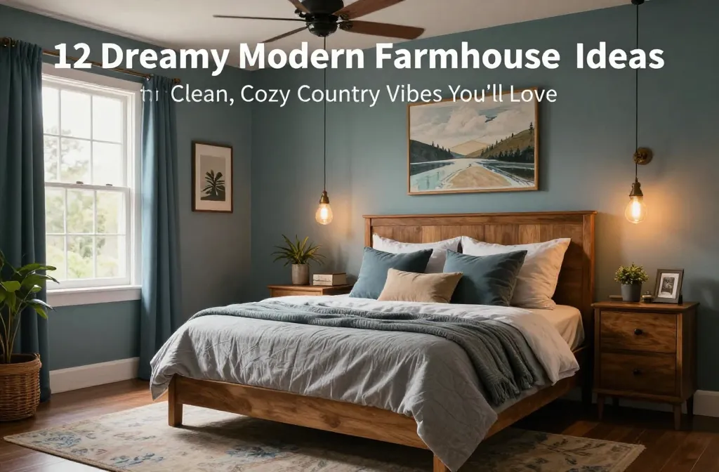 12 Dreamy Modern Farmhouse Bedroom Ideas for Clean, Cozy Country Vibes You’ll Love