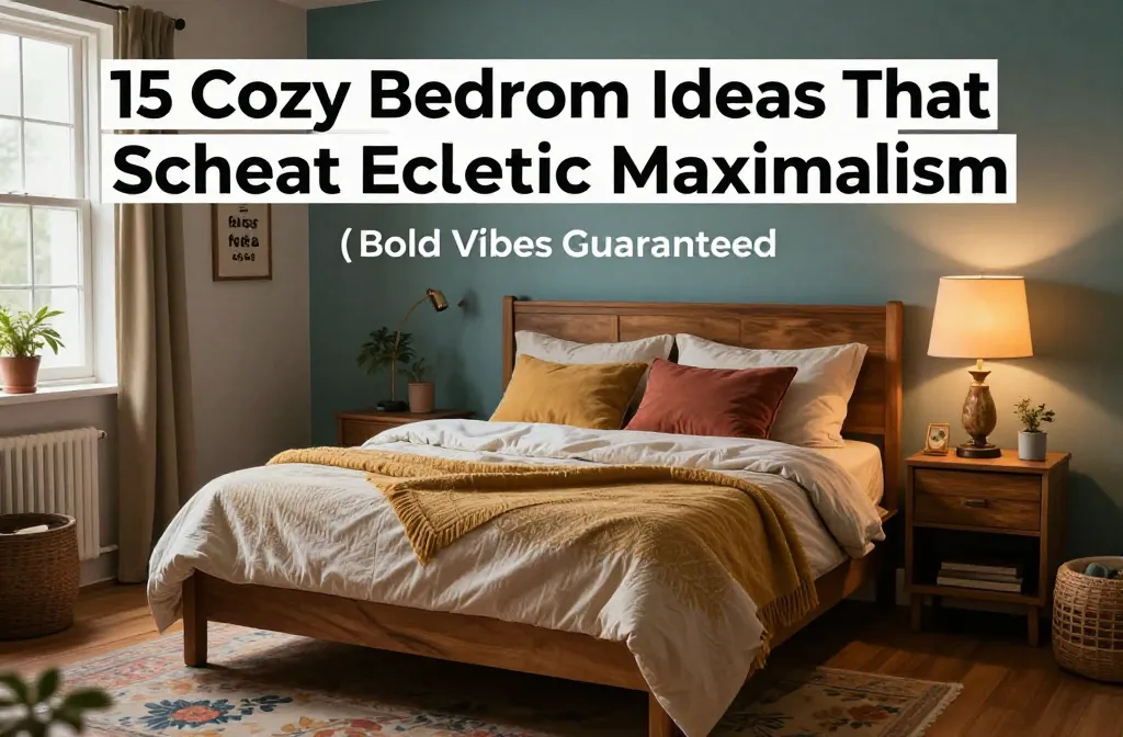 15 Cozy Bedroom Ideas That Scream Eclectic Maximalism (Bold Vibes Guaranteed)