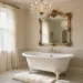 11 Elegant Shabby Chic Baths, Crystal & Antique Mirrors