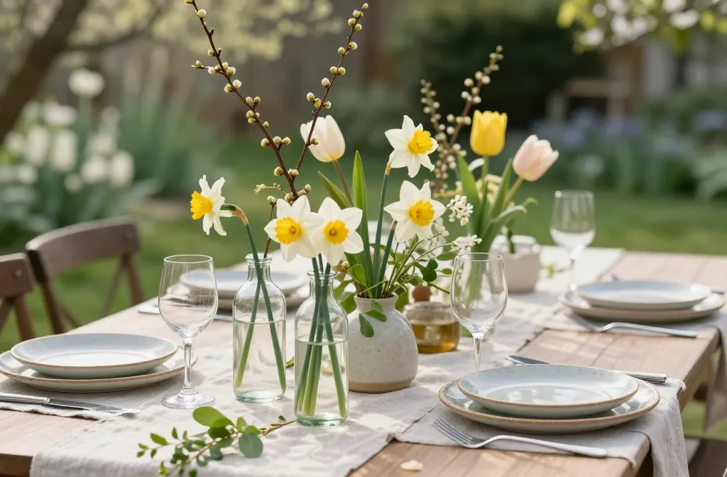 Easy 9 Spring Table Decor for Your Natural Garden Brunch