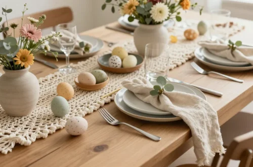 10 Boho Easter Table Decorations for a Laid-Back Brunch with Friends