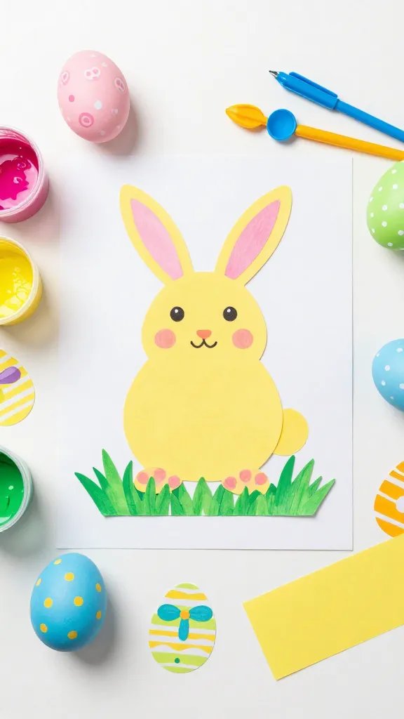 Clean Easter craft supplies, no dye.