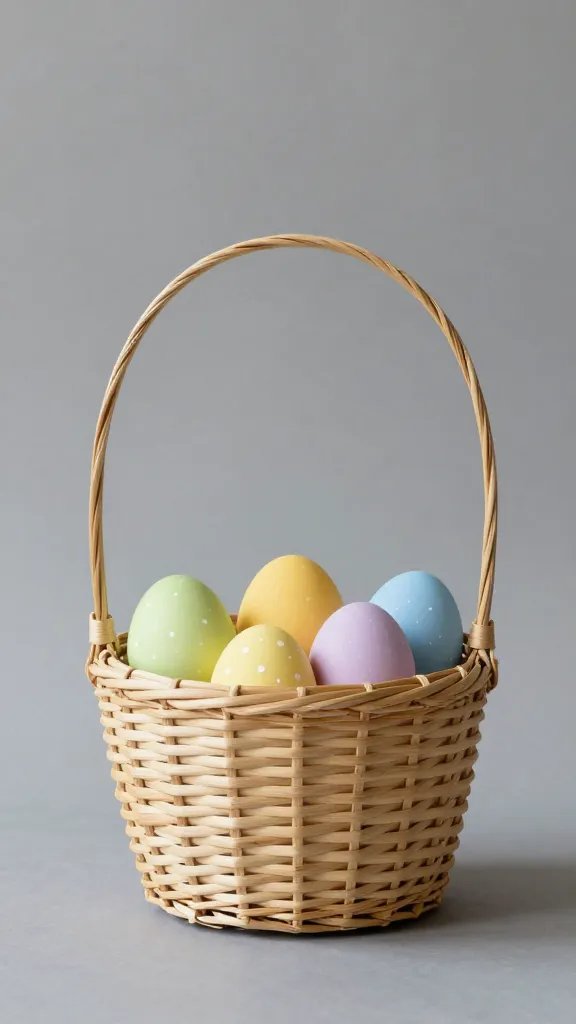 Unique Easter basket alternative, modern design.