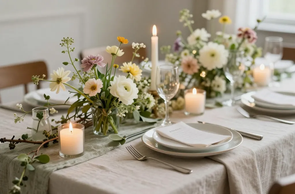 15 Unique Spring Tablescapes From Candles to Flowers