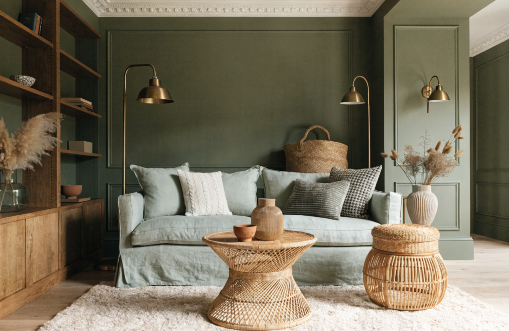 12 Spring Decorating Ideas with Green: From Soft Sage to Moody Olive Unveiled