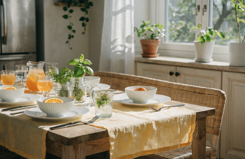 11 Spring Dining Table Decor Ideas for Casual Everyday Meals: Easy, Cozy, Chic