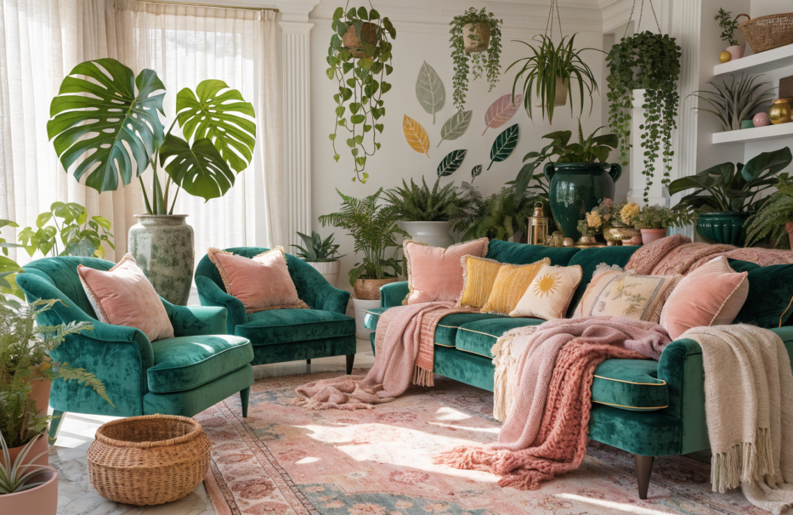 Spring Living Room Decor Ideas for Renters Who Love Maximalism Unleashed