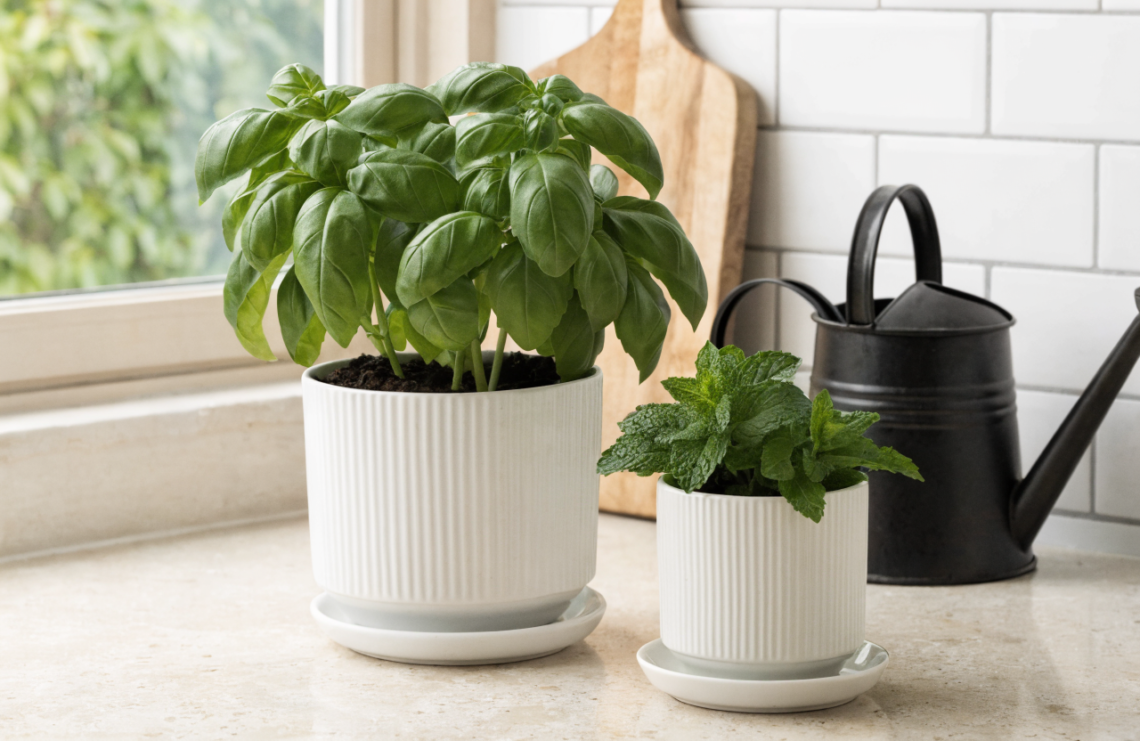 12 Spring Kitchen Counter Styling Ideas That Aren't Cluttery