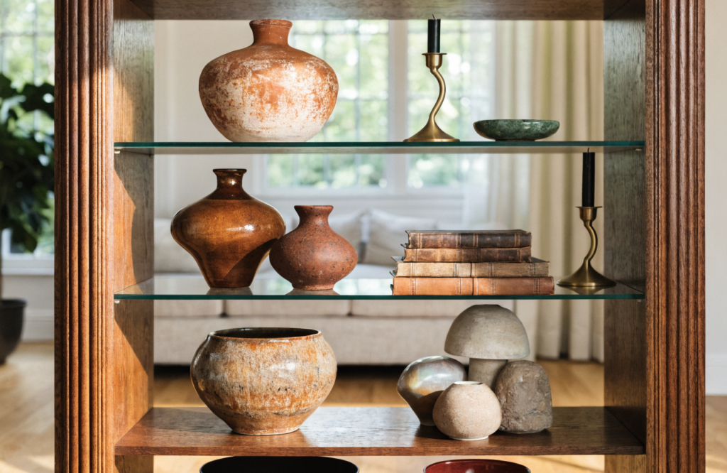 15 Shelf Decor Ideas for a Mid-Century Living Room