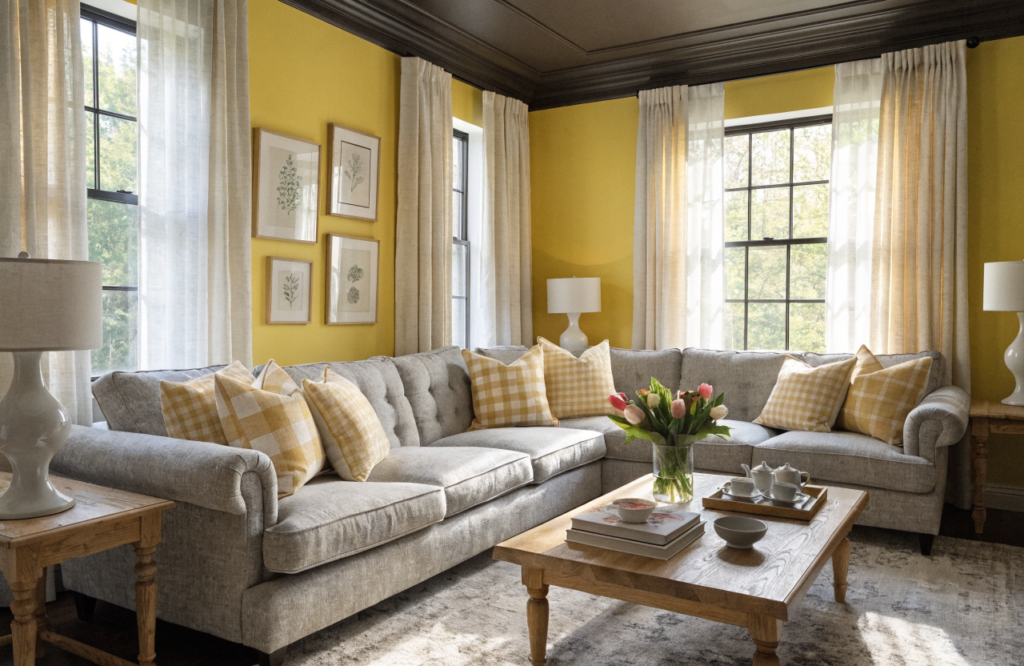 15 Spring Decorating Ideas for "Gloomy" Dens That Pop