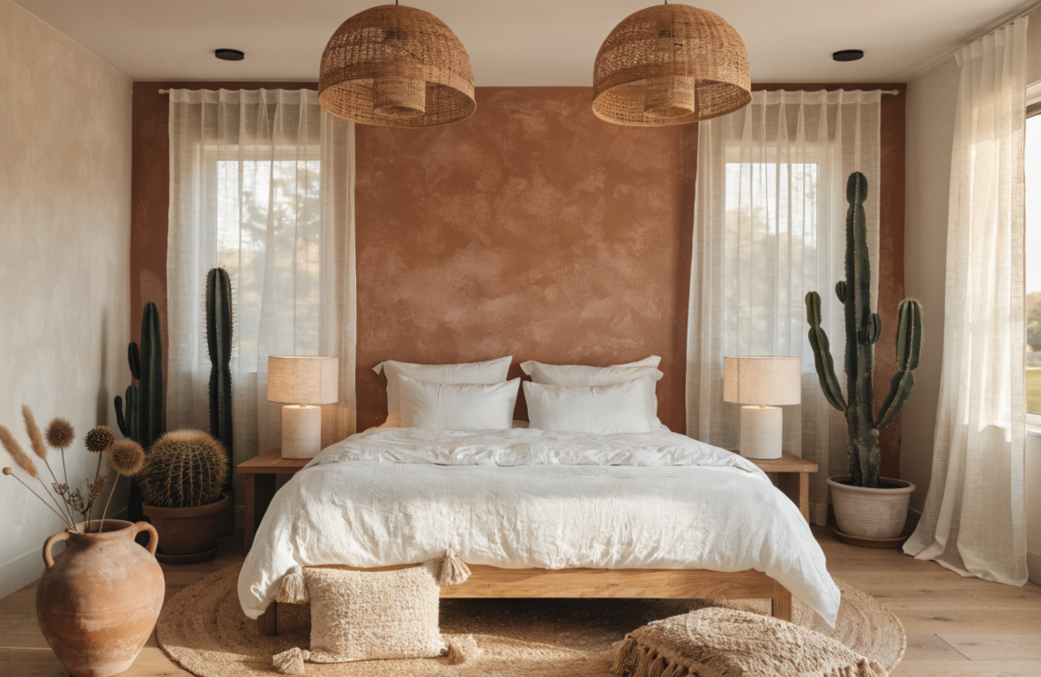 15 Terra Cotta Bedroom Ideas to Warm Up Your Space with Nature'S Hues