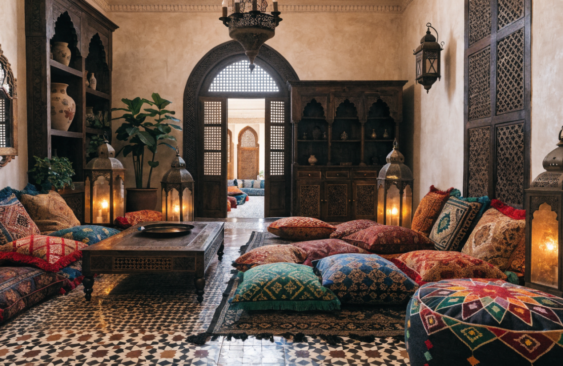 Moroccan Decor Ideas That Bring Color Pattern & Soul Into Your Space