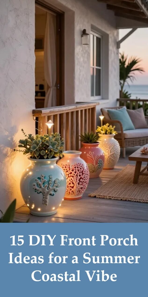 15 Diy Front Porch Ideas for Summer with a Coastal Look – Cozy Home Oasis