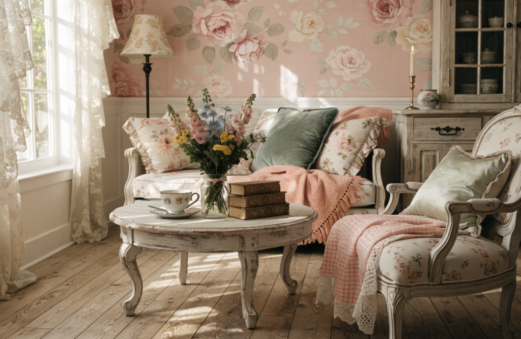 Dreamy 12 Cozy Spring Decor Ideas That Transform Your Living Room Into a Cottagecore Retreat