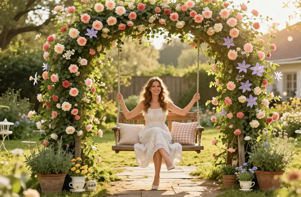 Dreamy 15 Outdoor Patio Ideas with Cottagecore Garden Corners