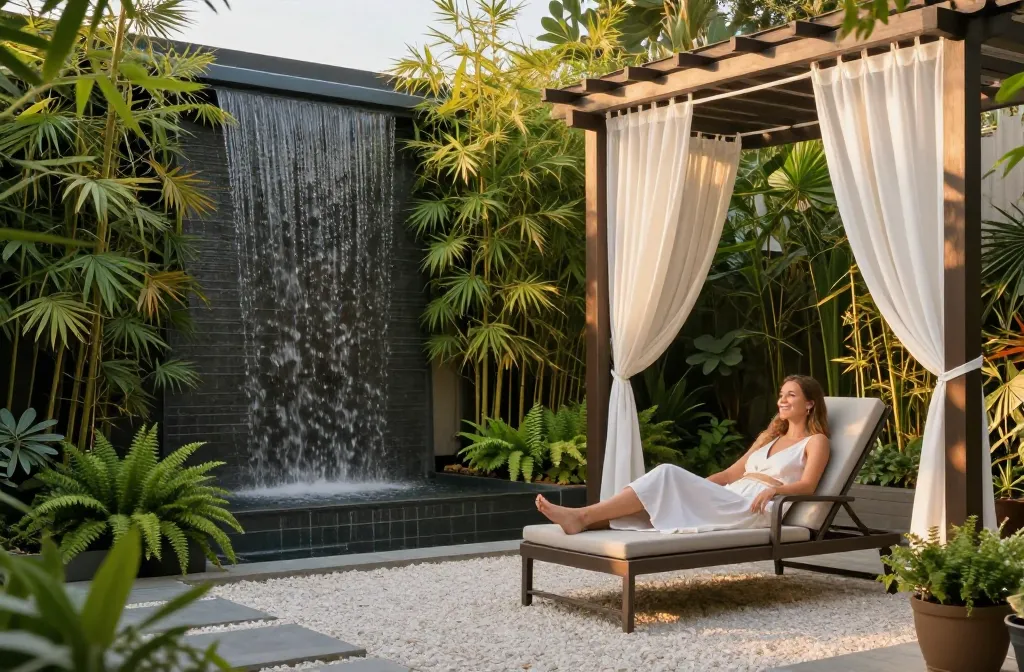 16 Cozy and Stylish Backyard Ideas to Quiet Road Noise and Relax Like Never Before