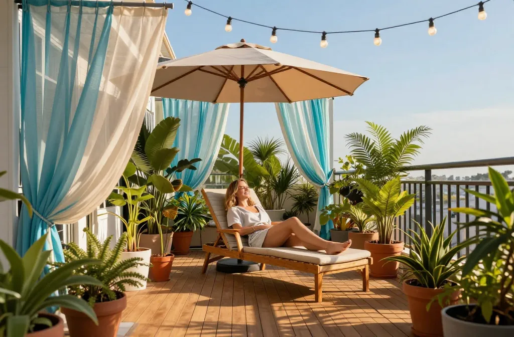 15 Smart Balcony Decor Ideas for Balconies That Get Too Much Sun – Stay Cool!
