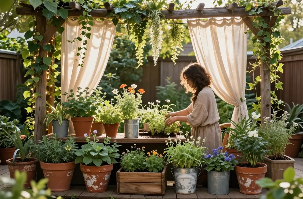 8 Cozy Backyard Ideas with Cheap Planters and Container Gardens You'Ll Love