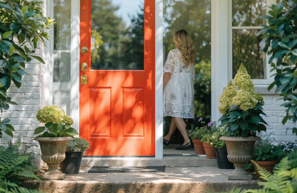 How to Freshen Up a Front Porch Door for Summer: Quick Wins