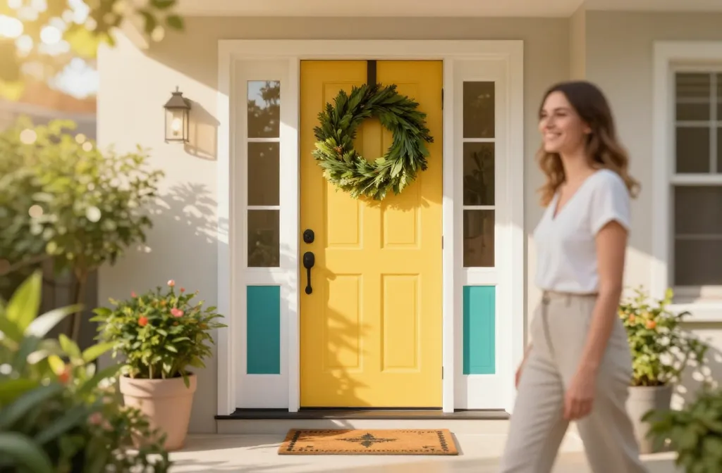 15 Summer Door Decoration Ideas That Make Your Front Entry the Prettiest One on the Block: Sparkle This Season