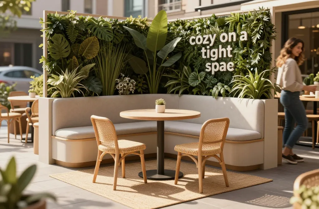 Easy Small Patio Furniture Layout: Cozy on a Tight Space