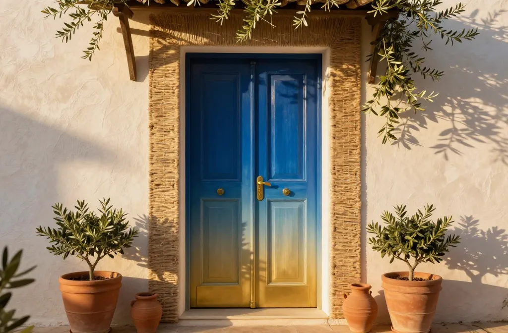 15 Door Decor Ideas for Summer with a Bold Mediterranean Flair Unveiled