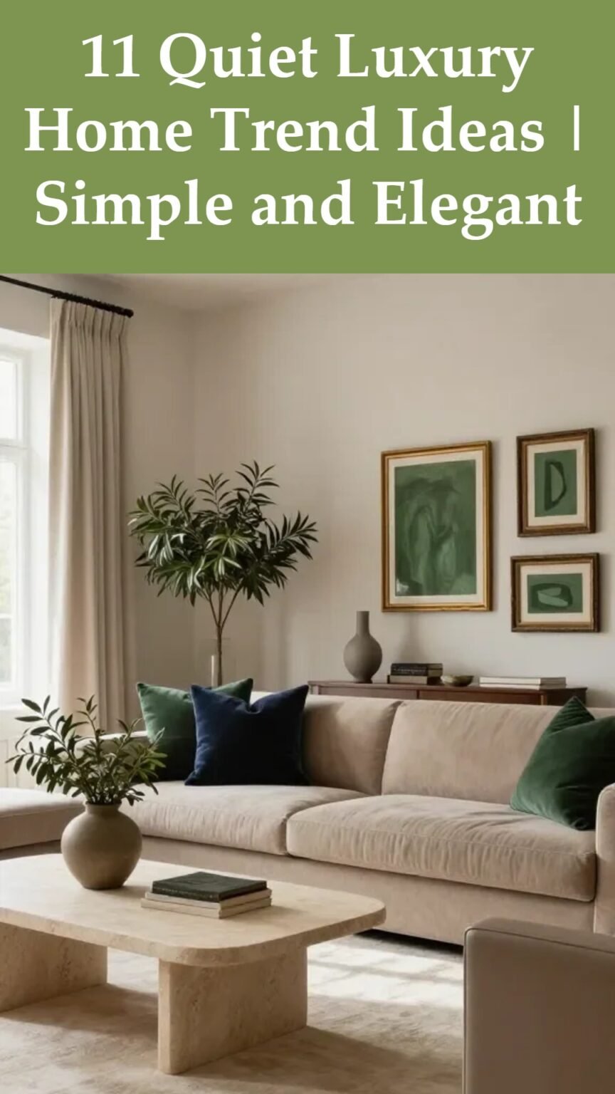 11 Quiet Luxury Home Trend Ideas | Simple and Elegant – Cozy Home Oasis