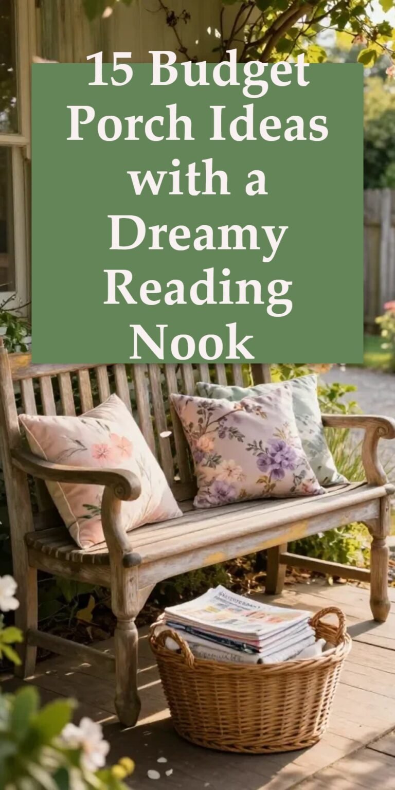 15 Cozy Porch Ideas with a Dreamy Reading Nook That You Can Afford ...