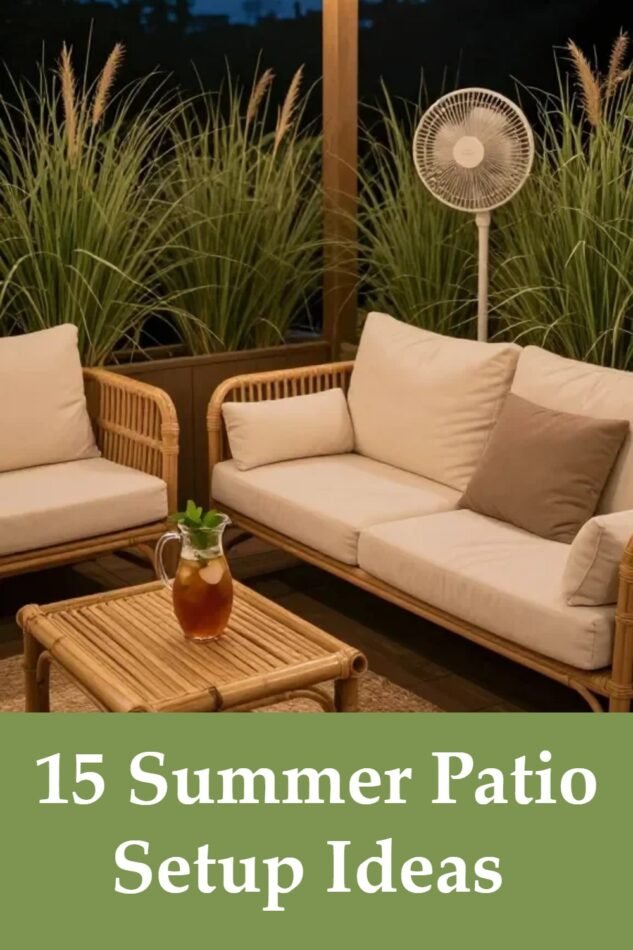 15 Patio Setup Ideas Just in Time for Summer – Cozy Home Oasis