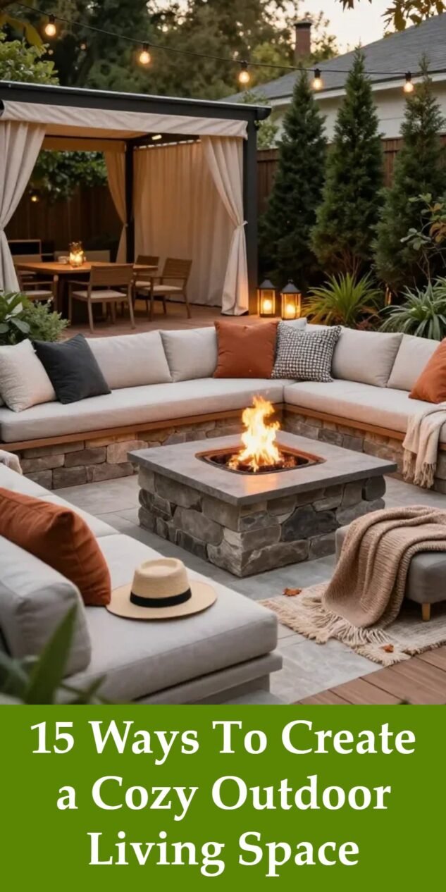 15 Tips for Creating a Cozy Outdoor Living Space with a Fire Pit – Cozy ...