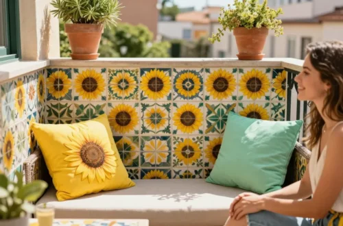 15 Small Balcony Ideas with Bold Patterned Tiles, Bright Cushions, and a Mediterranean Energy That Packs a Serious Punch Unveiled