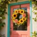 15 Door Decor Ideas for Summer with Color That Pops Right: Vibrant Entry Hacks
