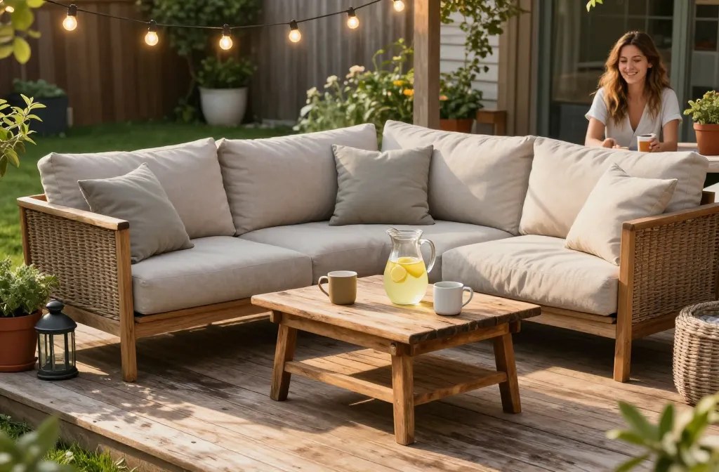 How to Style and Cozy Outdoor Living Room in Your Small Backyard: Tiny Space, Big Comfort