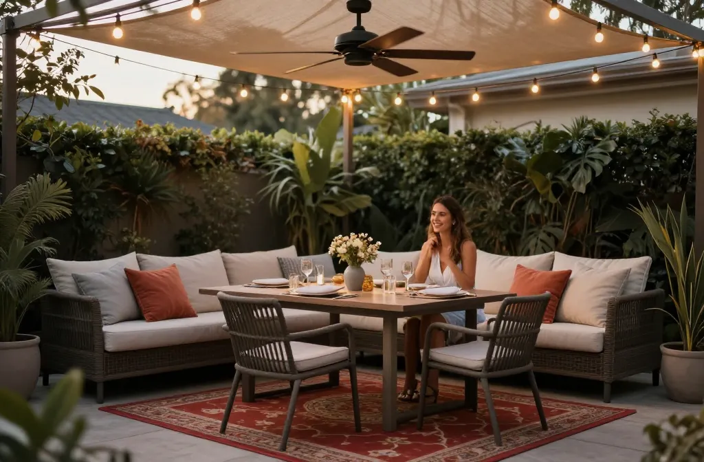 15 Backyard Decor Ideas for Backyards with No Trees and No Natural Shade: Sun-Free Glam Up Front