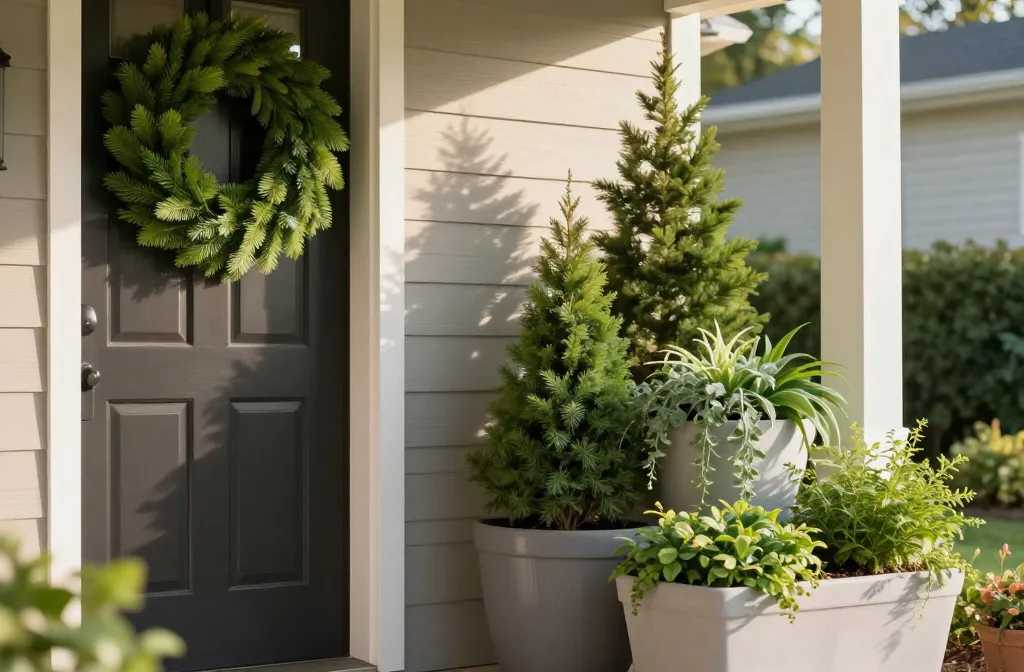 15 Greenery Focused Front Porch Decor Ideas That Work Even Without a Green Thumb Unveiled: Easy Fresh Curb Appeal