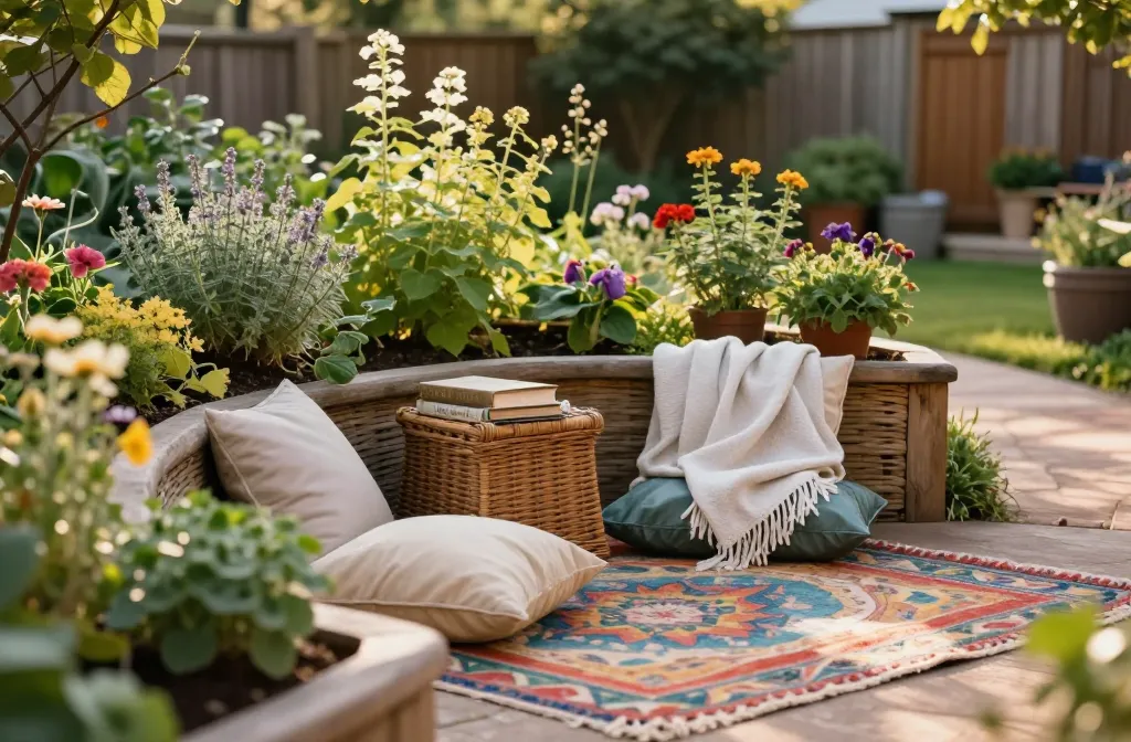 15 Backyard Oasis Ideas Using Outdoor Rugs and Raised Beds for a Charming Cottage Backyard That Gets Better Every Single Season - Quick Guide