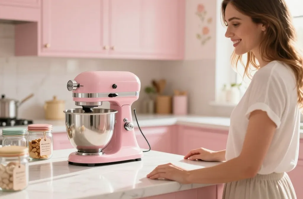 15 Vintage Pink Kitchen Ideas for Summer Refresh: Fresh Sunshine Makeover