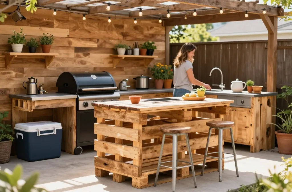 How to Create a Budget-Friendly Diy Pallet Outdoor Kitchen You’Ll Love