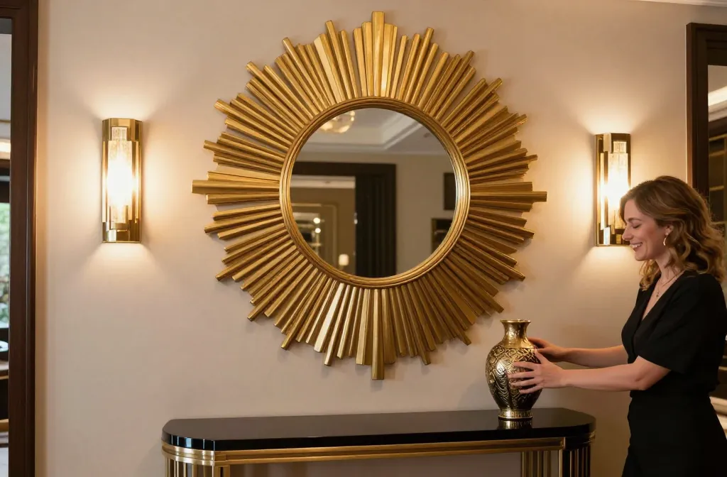 12 Bold Entryway Decor Ideas in Art Deco Style That Are Having a Moment Right Now