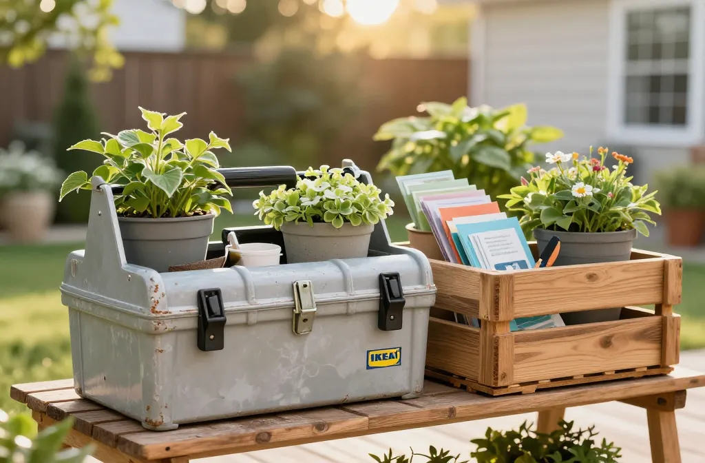 15 Clever and Cute Patio Storage Ideas Using Upcycled Items You Never Thought Would Work in Your Space