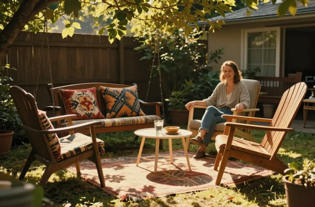 15 Cozy Backyard Ideas with Thrifted Chairs and Unique Finds to Inspire